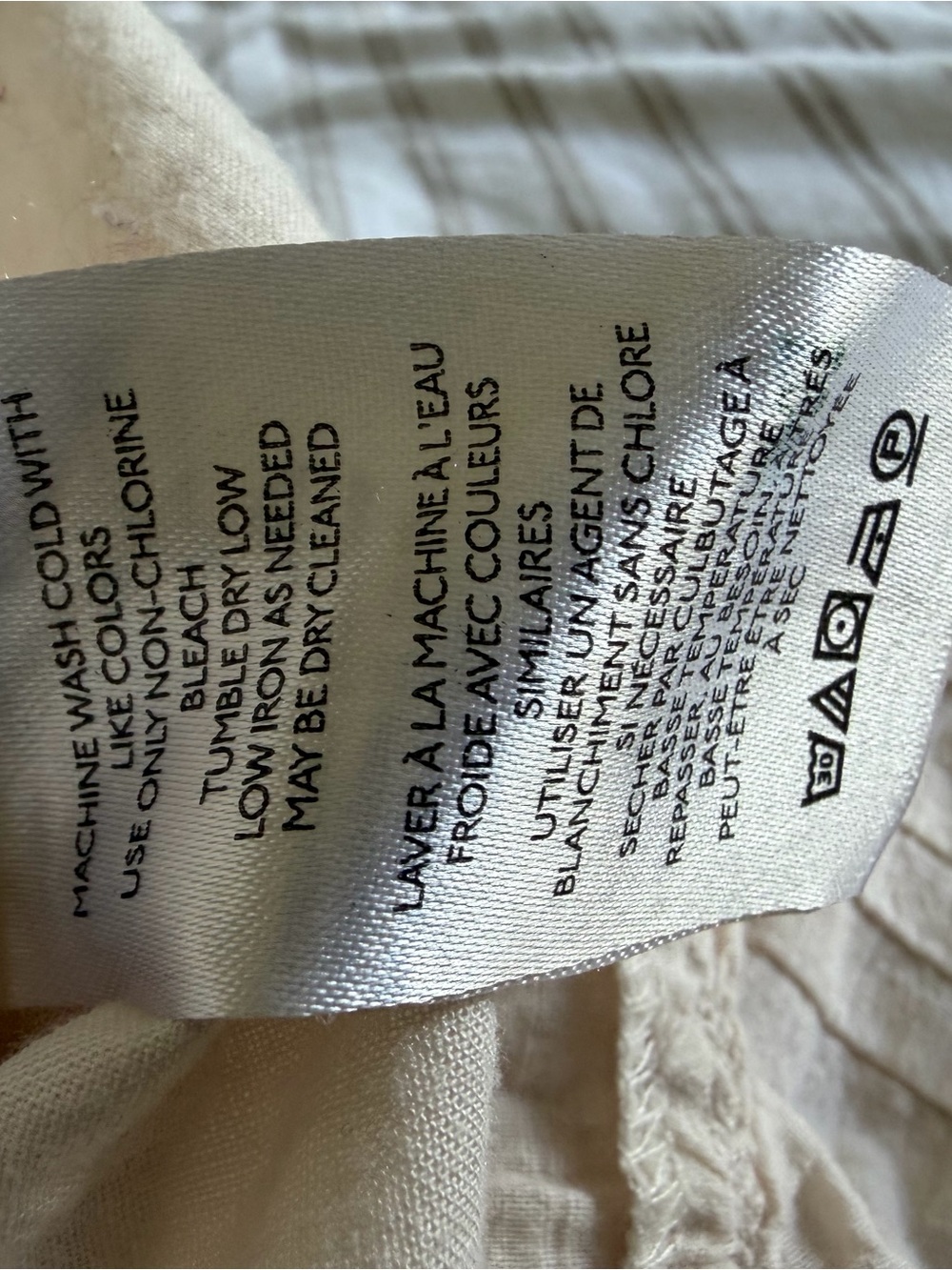 Free People Cream Lace-Trim Boho Mini Dress/Tunic - Picture 8 of 9